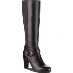 Kozaki GEOX - D Annya H. F D84AEF 00043 C9999 Black. Kozaki damskie marki Roberto. W wyprzedaży za 519.00 zł.