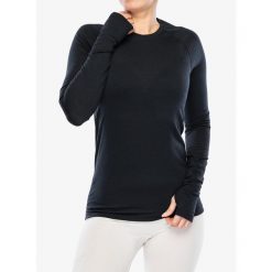 Bluza termoaktywna damska Houdini Desoli Light Crew. Czarne bluzy damskie Houdini, na zimę, m, bez wzorów, bez kaptura. Za 371.99 zł.