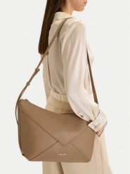 GINO ROSSI Torebka C-LDA8558 Beżowy. Brązowe torebki do ręki damskie Gino Rossi, bez wzorów, z materiału, bez dodatków. Za 199.99 zł.