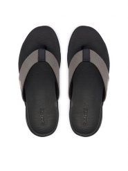 Skechers Japonki 229267/TPBK Czarny. Czarne klapki męskie Skechers, z materiału. Za 199.99 zł.