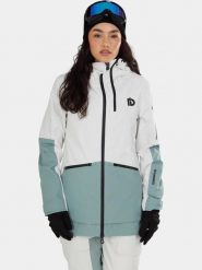 Kurtka Narciarska Damska Fundango Nashua ECO 3L. Białe kurtki damskie Fundango, l, bez wzorów, z materiału, długie, bez kaptura, narciarskie. Za 699.00 zł.