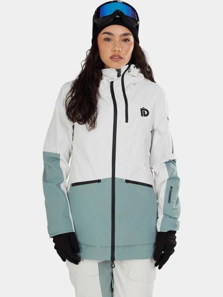 Kurtka Narciarska Damska Fundango Nashua ECO 3L. Białe kurtki damskie Fundango, l, bez wzorów, z materiału, długie, bez kaptura, narciarskie. Za 849.00 zł.