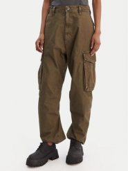 G-Star Raw Spodnie materiałowe D28756-D388 Zielony Boyfriend Fit. Zielone spodnie materiałowe damskie G-Star Raw, bez wzorów, z bawełny. Za 509.99 zł.