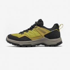 Buty turystyczne męskie Quechua MH100 wodoodporne. Brązowe trekkingi męskie QUECHUA, outdoorowe. Za 229.99 zł.