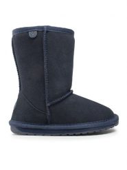 EMU Australia Śniegowce Wallaby Lo K10102 Granatowy. Niebieskie buty zimowe dziewczęce Emu Australia, bez wzorów, ze skóry, bez zapięcia. Za 399.99 zł.