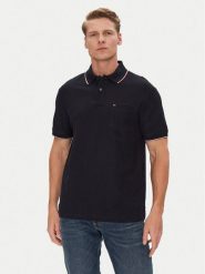 Tommy Hilfiger Polo MW0MW38457 Granatowy Classic Fit. Niebieskie koszulki polo męskie Tommy Hilfiger, m, bez wzorów, z bawełny, bez ramiączek. Za 219.99 zł.