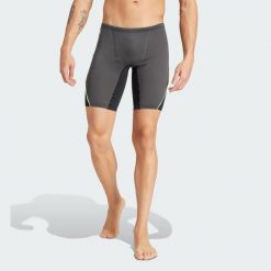 Szorty Performance Swim. Czarne krótkie spodenki sportowe męskie Adidas, s, bez wzorów, z materiału, do pływania. Za 223.05 zł.