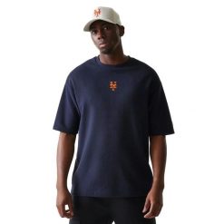 Koszulka MLB Waffle New York Mets. Niebieskie koszulki sportowe męskie New Era, m, bez wzorów, bez kołnierzyka, bez ramiączek. Za 259.00 zł.