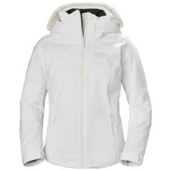 Damska kurtka narciarska Helly Hansen Verbier Infinity. Białe kurtki snowboardowe damskie Helly Hansen, l, bez wzorów, z materiału, długie, z kapturem, narciarskie. Za 2,399.20 zł.