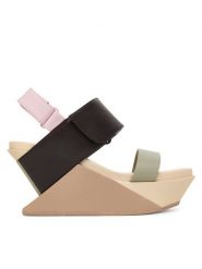 United Nude Sandały Delta Wedge Sandal 1041345616 Kolorowy. Sandały damskie United Nude, bez wzorów, ze skóry, bez obcasa, na koturnie, bez zapięcia. Za 1,229.00 zł.