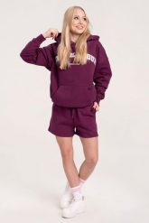Spodenki fitness damskie Gym Glamour dresowe. Czerwone szorty sportowe damskie GYM GLAMOUR, s, bez wzorów, z bawełny, eleganckie, na fitness i siłownię. Za 139.99 zł.