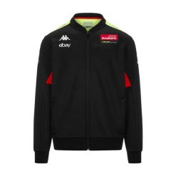 Bluza dresowa Kappa Atrisomone VR46. Czarne buty sportowe męskie Kappa, z dresówki, bez zapięcia, rowerowe. W wyprzedaży za 316.50 zł.