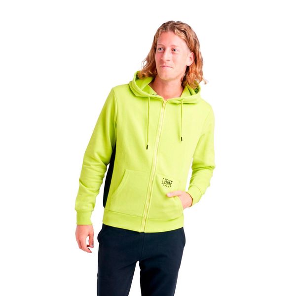Męskie dresy College Ash. Żółte buty sportowe męskie LEONE 1947 APPAREL, z dresówki, bez zapięcia, na fitness i siłownię. Za 210.46 zł.
