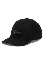 Aeronautica Militare Czapka z daszkiem 262HA1085UCT02333 Czarny. Czarne rękawiczki męskie Aeronautica Militare, bez wzorów, z wełny. Za 214.99 zł.