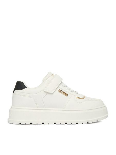 Guess Sneakersy CEOWB-V12-1148 Biały. Białe buty sportowe dziewczęce Guess, z aplikacjami, bez zapięcia. Za 229.99 zł.