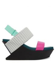 United Nude Sandały Delta Wedge Puffier 10988958188 Kolorowy. Sandały damskie United Nude, bez wzorów, ze skóry, bez obcasa, na koturnie, bez zapięcia. Za 1,269.00 zł.