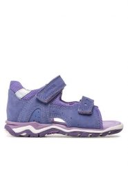 Lasocki Kids Sandały CI12-2566-11A Fioletowy. Fioletowe sandały dziewczęce Lasocki Kids, z nubiku, bez zapięcia. Za 139.99 zł.