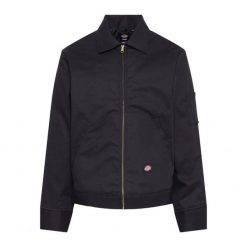 Kurtka DICKIES LINED EISENHOWER Czarny. Czarne kurtki męskie Dickies, m, bez wzorów, z tkaniny, bez kaptura. Za 426.20 zł.