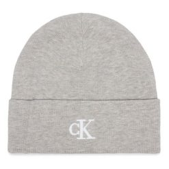 Czapka Calvin Klein. Szare czapki i kapelusze męskie Calvin Klein, na zimę, bez wzorów. Za 129.99 zł.