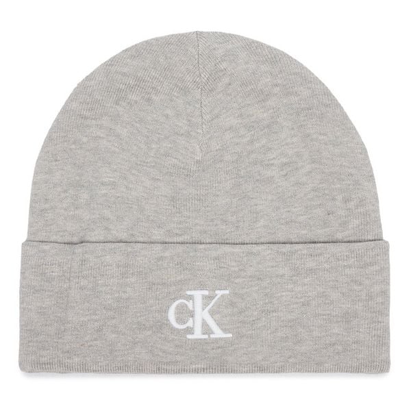 Czapka Calvin Klein. Szare czapki i kapelusze męskie Calvin Klein, na zimę, bez wzorów. Za 129.99 zł.