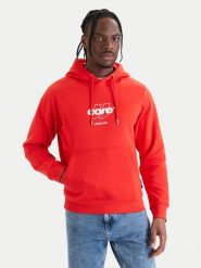 Jack & Jones Bluza Club 12290001 Czerwony Relaxed Fit. Czerwone bluzy męskie Jack & Jones, m, bez wzorów, z bawełny, bez kaptura. Za 179.99 zł.