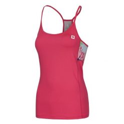 Damski tank top Ocun Artista pink. Czerwone koszulki sportowe damskie Ocun, s, bez wzorów, bez kołnierzyka, bez ramiączek, wspinaczkowe. Za 210.00 zł.