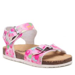 Sandały Primigi. Czerwone sandały dziewczęce Primigi, bez zapięcia. Za 139.99 zł.