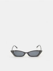 Okulary przeciwsłoneczne - czarny. Czarne okulary przeciwsłoneczne damskie Sinsay. Za 25.99 zł.