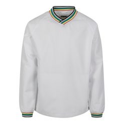 Parka Urban Classic warm up pull over. Białe parki męskie Urban Classics, na zimę, m, bez wzorów, sportowe, bez kaptura. Za 214.00 zł.