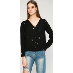 Answear - Bluzka Wild Nature. Szare bluzki damskie ANSWEAR, z poliesteru, casualowe. W wyprzedaży za 59.90 zł.
