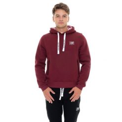 Bluza zimowa Herren z Kapuze zum Überziehen, mała Leone 1947 Logo. Czerwone bluzy męskie LEONE 1947 APPAREL, na zimę, bez wzorów, z bawełny, bez kaptura. W wyprzedaży za 206.29 zł.