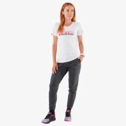 DYNAFIT Koszulka damska Graphic Cotton W S/S Tee nimbus/range-M. Niebieskie t-shirty damskie Dynafit, m, bez wzorów, z bawełny, biznesowe, bez kołnierzyka. Za 119.60 zł.