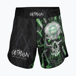 Spodenki treningowe męskie Octagon Spiderskull MMA. Czarne krótkie spodenki sportowe męskie OCTAGON, m, bez wzorów. Za 149.99 zł.