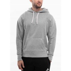 Adidas bluza męska z kapturem hoodie sportowa bawełniana ciepła roz. XXL. Szare bluzy męskie Adidas, m, bez wzorów, z bawełny, z kapturem. Za 238.00 zł.