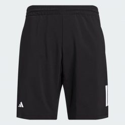 Szorty Club Tennis Climacool 3-Stripes. Czarne szorty męskie Adidas, m, bez wzorów, z materiału, klasyczne. Za 179.00 zł.