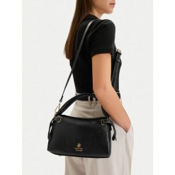 Torebka Beverly Hills Polo Club. Czarne torebki do ręki damskie Beverly Hills Polo Club, bez wzorów, bez dodatków. Za 167.99 zł.