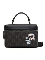 KARL LAGERFELD Torebka B1W32014 Brązowy. Brązowe torebki do ręki damskie KARL LAGERFELD, bez wzorów, ze skóry, bez dodatków. Za 649.99 zł.