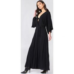 NA-KD Boho Sukienka-płaszcz - Black. Czarne płaszcze damskie NA-KD Boho, boho. Za 161.95 zł.