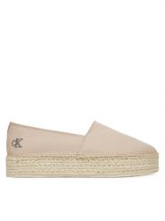 Calvin Klein Jeans Espadryle Flatform Esdparille Mg/Hdw YW0YW01737 Różowy. Czerwone espadryle damskie Calvin Klein Jeans, bez wzorów, z jeansu, bez obcasa, bez zapięcia. Za 189.99 zł.