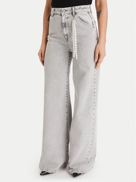 ViCOLO Jeansy DF5127 Szary Wide Fit. Szare jeansy damskie ViCOLO. Za 639.99 zł.