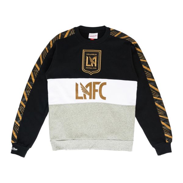 Bluza Los Angeles FC Leading Scorer. Czarne bluzy męskie Mitchell & Ness, m, bez wzorów, bez kaptura. Za 328.50 zł.
