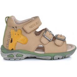 D-D-Step Sandały Chłopięce Z Żyrafą 19 Brązowe. Sandały chłopięce marki D-D-Step. Za 159.00 zł.