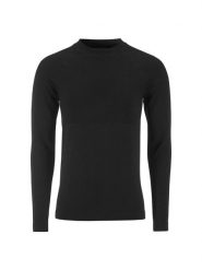 Craft Warm Comfort LS M – Termiczna koszulka z długim rękawem, dopasowany krój. Czarne bluzki z długim rękawem męskie Craft, m, bez wzorów, z materiału, bez kołnierzyka. Za 363.00 zł.