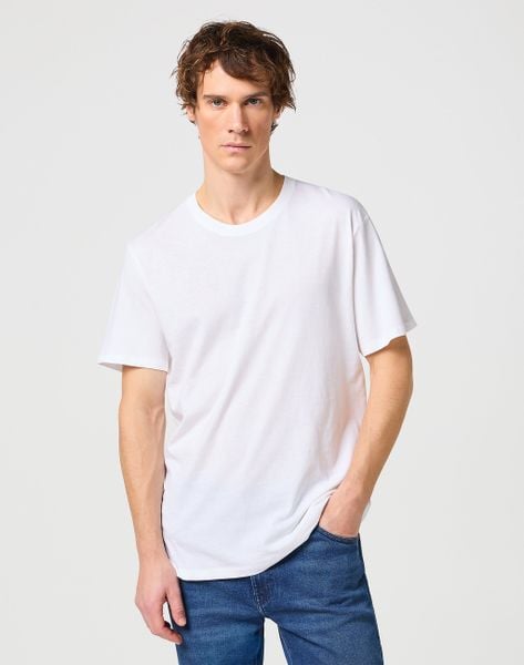2 PACK MESKA KOSZULKA WRANGLER TEE NAVY 112321453. Niebieskie t-shirty męskie Wrangler, l, bez wzorów, bez kołnierzyka. W wyprzedaży za 79.99 zł.