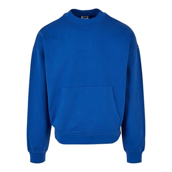 Bluza z okrągłym dekoltem Urban Classics Boxy. Niebieskie bluzy męskie Urban Classics, m, bez wzorów, z bawełny, bez kaptura. Za 311.00 zł.