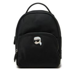 Plecak KARL LAGERFELD. Czarne plecaki damskie KARL LAGERFELD, bez wzorów. Za 589.99 zł.