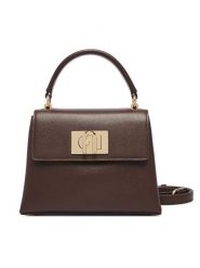 Furla Torebka 1927 Mini Top Handle WB00109 ARE000 4284S Brązowy ciemny. Brązowe torebki do ręki damskie Furla, bez wzorów, ze skóry, bez dodatków. Za 1,779.00 zł.