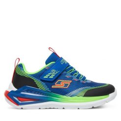 Sneakersy Skechers. Niebieskie trampki i tenisówki chłopięce Skechers, bez wzorów, bez zapięcia. Za 249.99 zł.