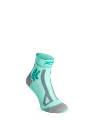 Skarpety biegowe damskie X-Socks Trail Run Energy 4.0. Zielone skarpety damskie X-Socks, bez wzorów, z elastanu. Za 70.00 zł.