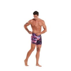 Kąpielówki Z3R0D. Fioletowe kąpielówki męskie ZEROD, l, z aplikacjami, z elastanu, na fitness i siłownię. Za 205.00 zł.
